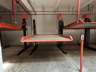 Kahe-sambaga vertikaalne parkimislift